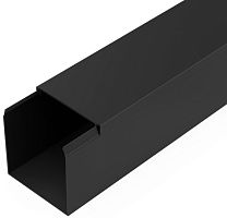 Кабель-канал Промрукав 40x40мм (2000мм) черный (уп. 24м.) картинка